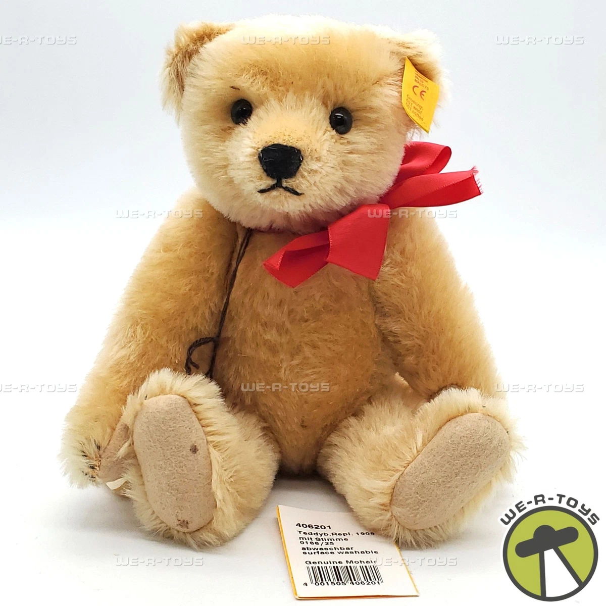 Steiff Original Golden Mohair Bear Plush 1909 Replica 406201 | eBay