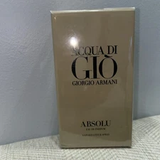 GIORGIO ARMANI ACQUA DI GIO ABSOLU EDP 75ML/2.5OZ SEALED (BATCH 38P000) RARE