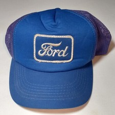 Vintage 80s FORD Snapback Patch Trucker Hat