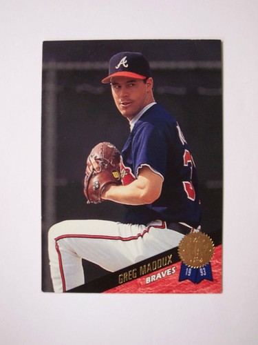 1993 Leaf Baseball #326 GREG MADDUX (Atlanta Braves) - NM! WOW! L@@K!