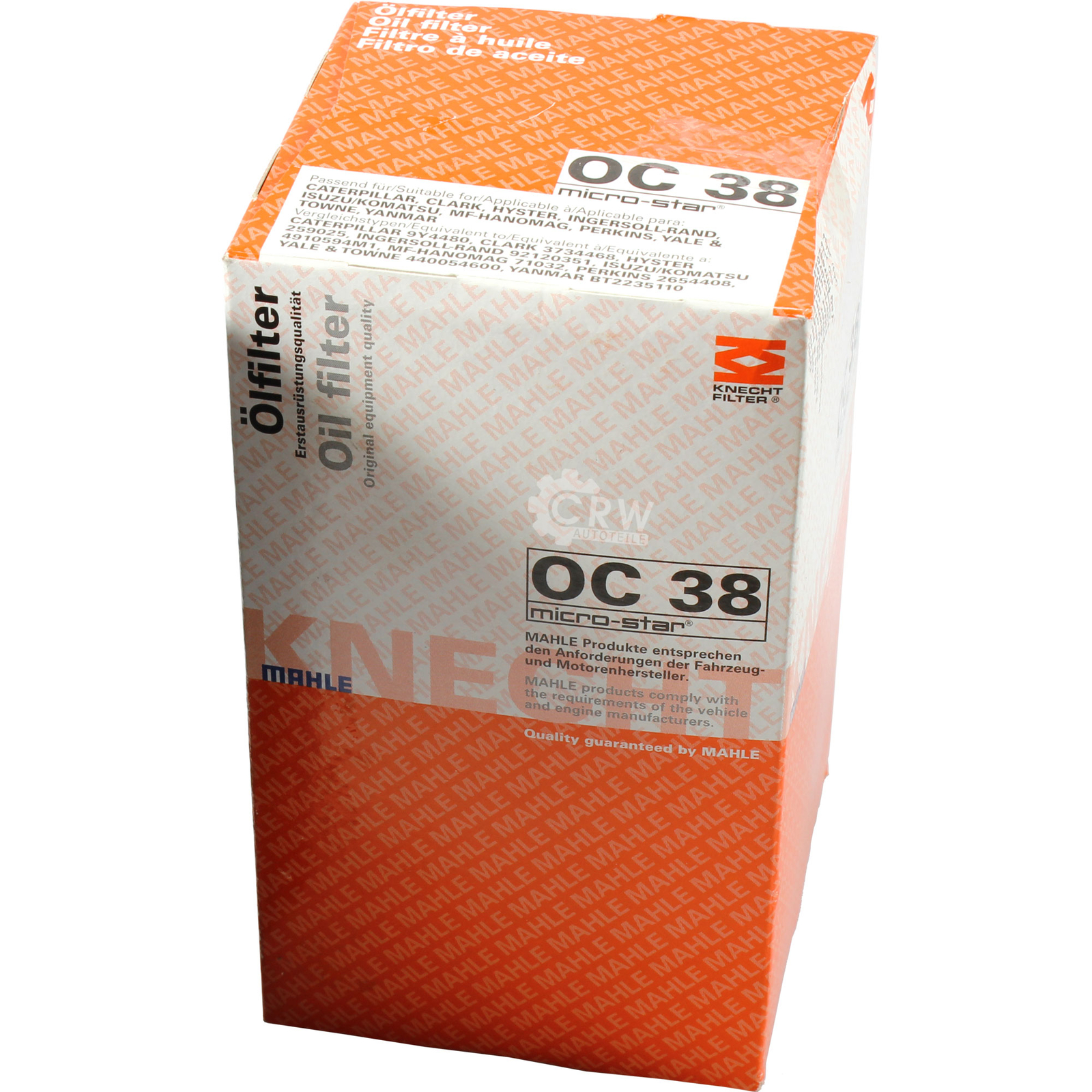 QR-parti - 2x Original Mahle / Knecht Filtro Olio Oc 38 + 2x Sct Pulizia Motore - Miniatura 5