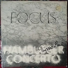 FOCUS HAMBURGER CONCERTO RARE HAND SIGNED LP BY THIJS VAN LEER 1974 MADE IN USA