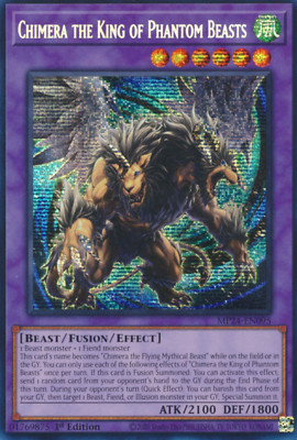 1X NM Chimera the King of Phantom Beasts - MP24-EN095 MISPRINT Secret Rare Foil