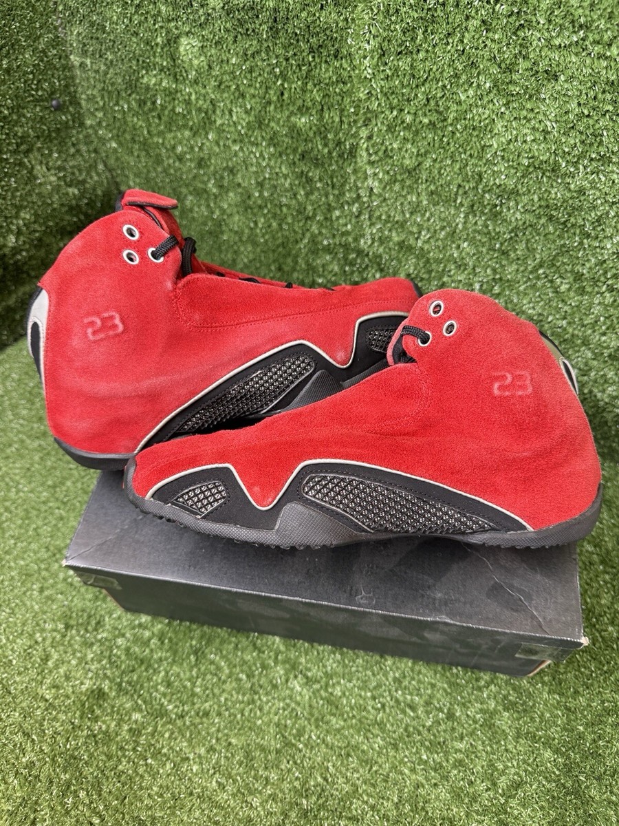 21 Red Suede Jordan 21s Ferrari Jordans 21s Size (GS) Air Jordan