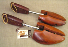 Vintage Rochester Shoe Tree Co. 4 "Shoe Keepers" Wood Stretcher Forms W/ Tag