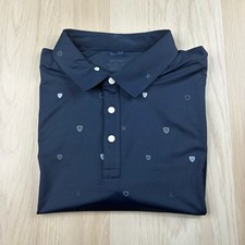Nike Dri-Fit Mens Blue Polo Shirt Classic Athleisure Comfortable Size X-Large
