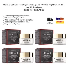 Helia-D Cell Concept Rejuvenating Anti-Wrinkle Night Cream 65+ - 50ml x 4