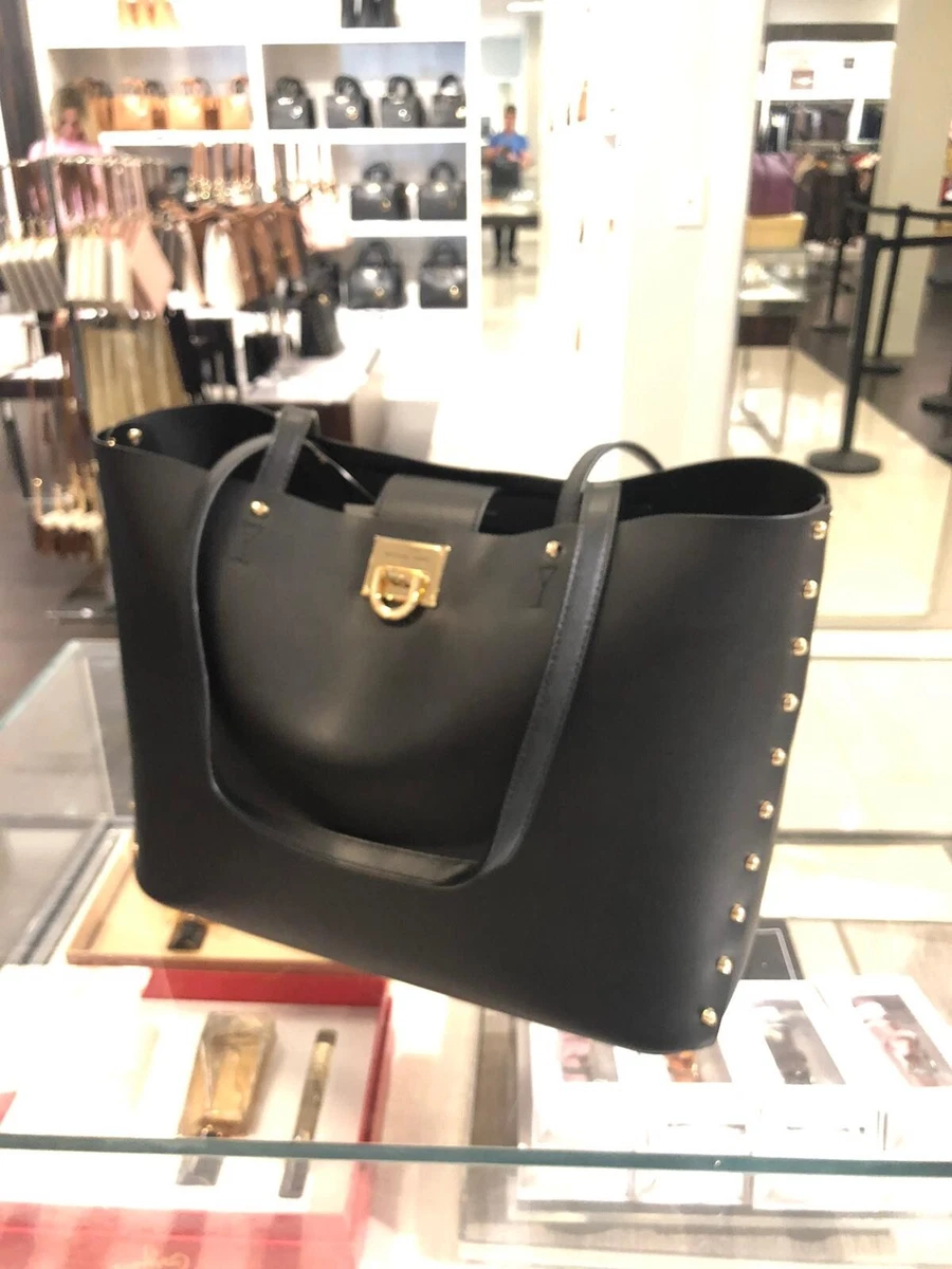 MICHAEL KORS MANHATTAN LARGE TOTE SMOOTH LEATHER SHOULDER BAG 