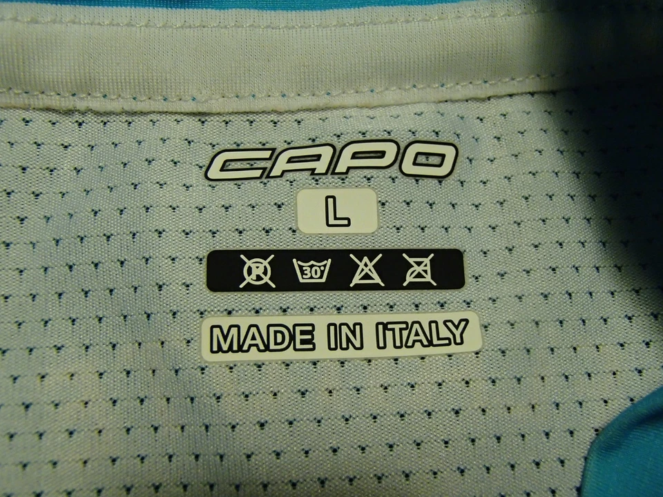 CAPO Maillot Ciclismo Super Corsa Cremallera Completa Ultraligero Transpirable Absorbente Hombres Grande Foto 4 de 4