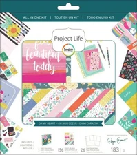 Project Life Kit Oh My Heart All In One Scrapbook Kit