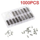1000 kleine Schrauben Edelstahl kleine Muttern Schrauben für Brillen Watch Handy