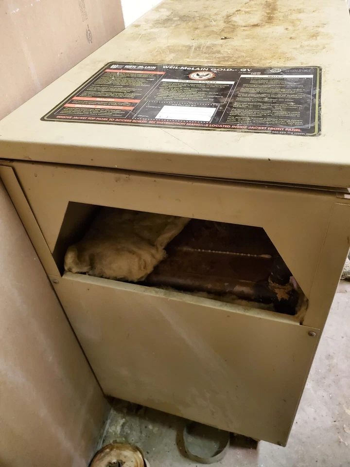 Weil-McLain gv-6 gas boiler tan and good condition PICK UP ONLY - Image 3 of 3