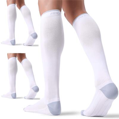 3 Pairs Compression Socks for Women and Men 20-30mmHg- Circulation and Muscle...