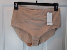 CHANTELLE C SMOOTH HIGH WAIST NUDE BRIEF PANTIES  NEW