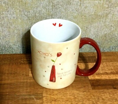 Lang Muggs Gift Mug.  XOXOs '' Love Letters Just for You''. Valentine's Mug  H-2