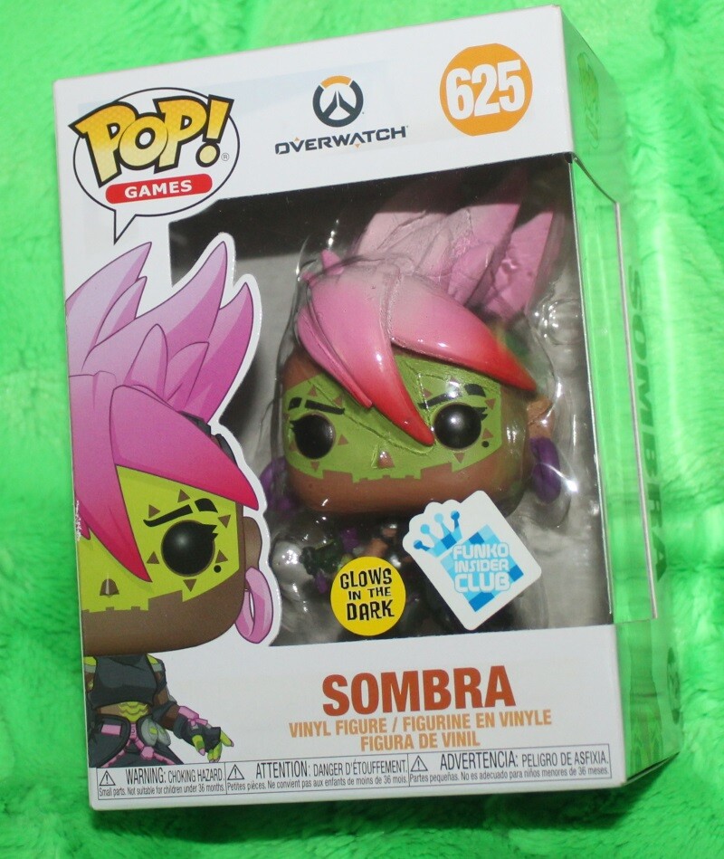 New Funko Pop! Overwatch Sombra #625 Funko Insider Club Glows in the dark