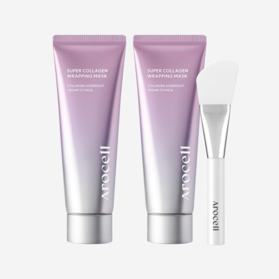 Arocell Super Collagen Wrapping Mask | Collagen Overnight Cream to Pack 80ml x 2