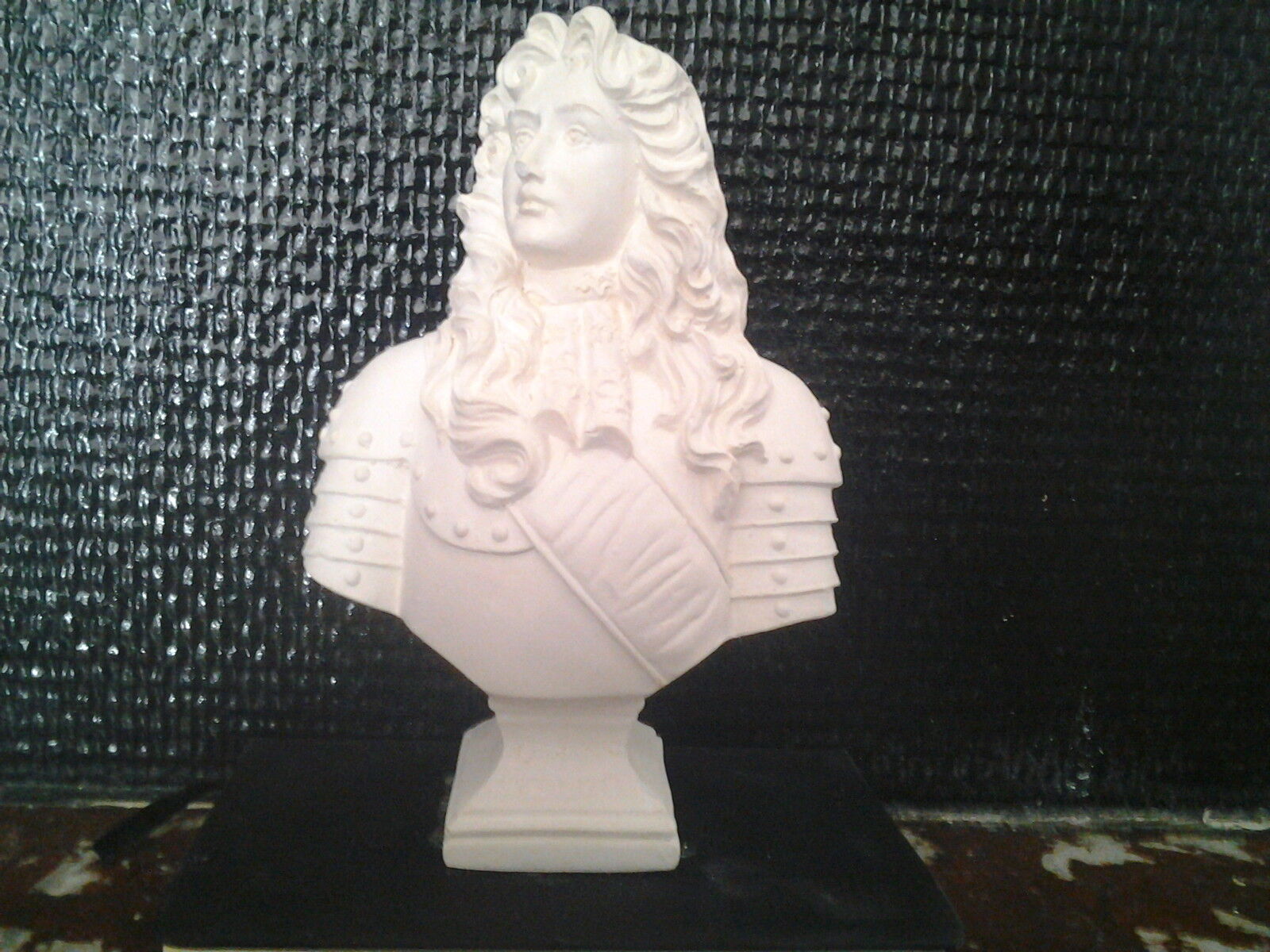 Louis XIV Buste en plâtre de moulage:15cm
