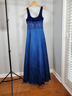 purple long dress formal Primavera Couture 3754 Size 18 Purple Prom Dress Sequins V Neckline Evening Gown Backless Slit Train