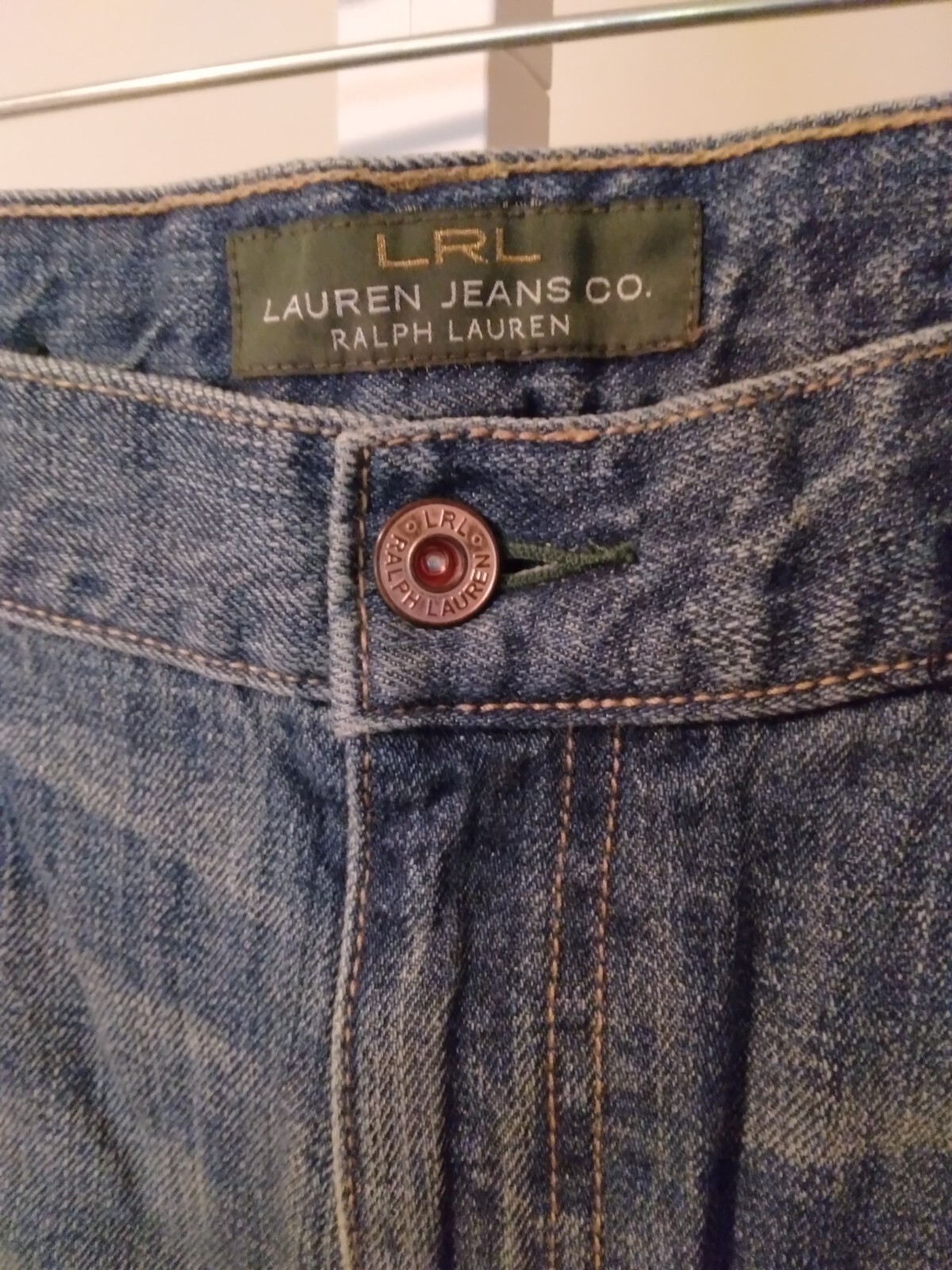 Ralph Lauren Jeans Co Womens Sz 10 Blue High Rise Med Wash 36W 27 Inseam Denim thumbnail 6