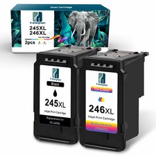 2PK PG-245XL CL-246XL Ink Cartridges For Canon PIXMA iP2820 MG2420 MG2520 MG2920