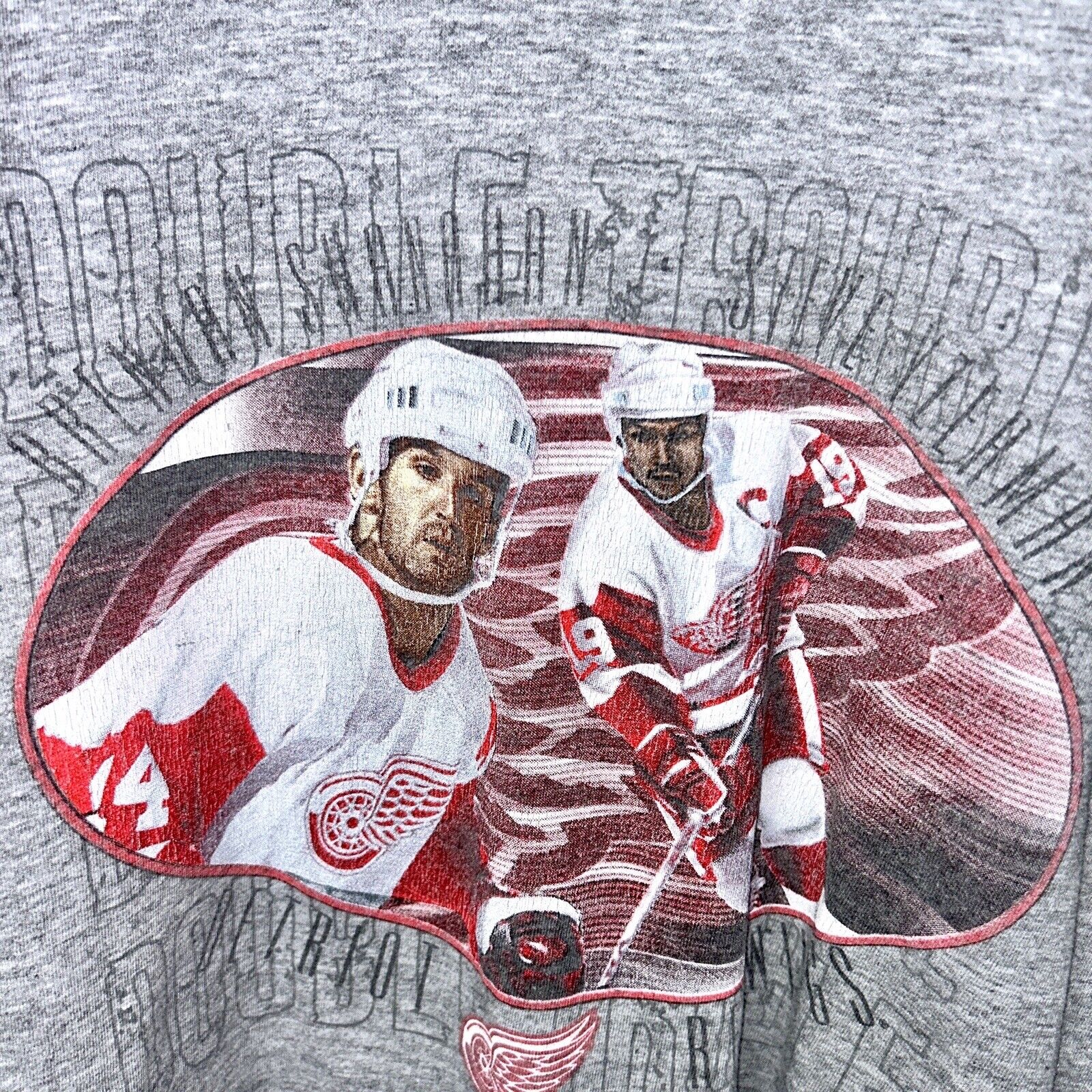 Vintage Detroit Red Wings Tee Size Large - image 2