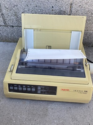 OKI Microline 320 D 9-Pin USB / Parallel Dot Matrix Printer GE5253A