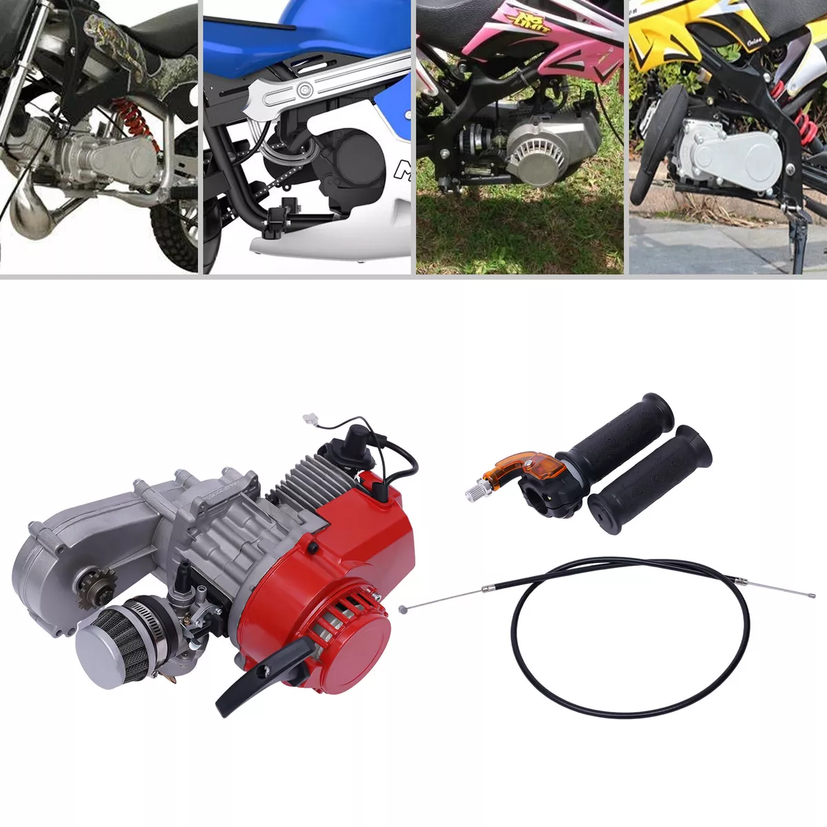 Spare Parts for 49cc Pocket Bikes - Mini Motos Nitro Motors