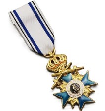 Bayern Militär Verdienstkreuz 2. Klasse Krone Schwerter Medaille Reproduktion Deutschland