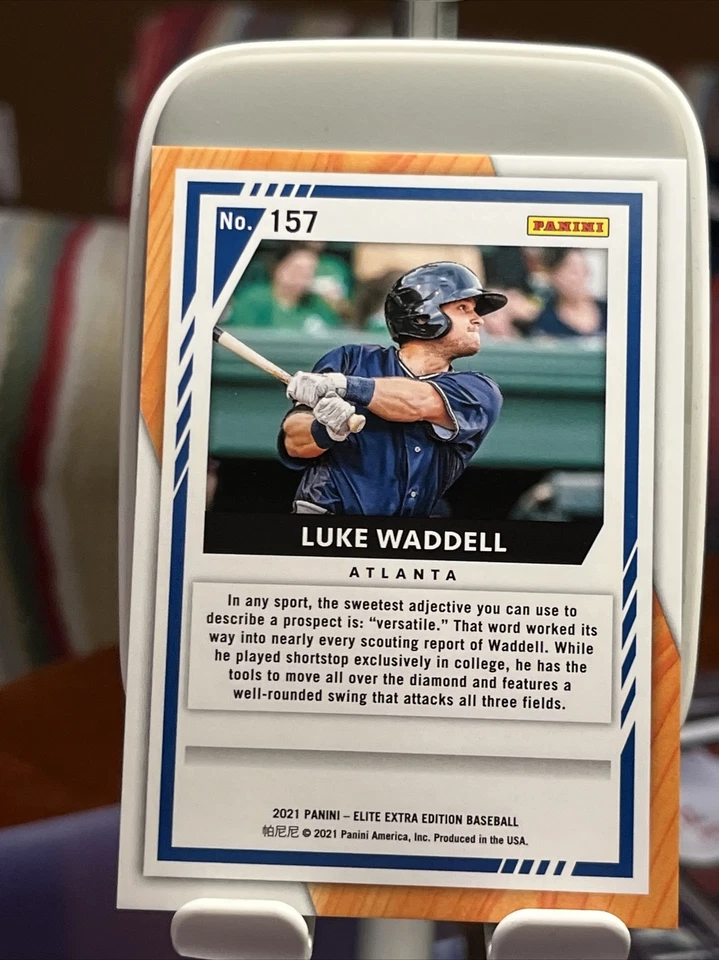 Luke Waddell - 2021 Panini Elite Extra Edition #157 Rookie /999 - Image 3 of 3