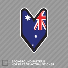 Australian Wakaba Sticker Decal Vinyl Driver Badge Aussie Australia Jdm Australian Wakaba Sticker Decal Vinyl Driver Badge Aussie Australia Jdm