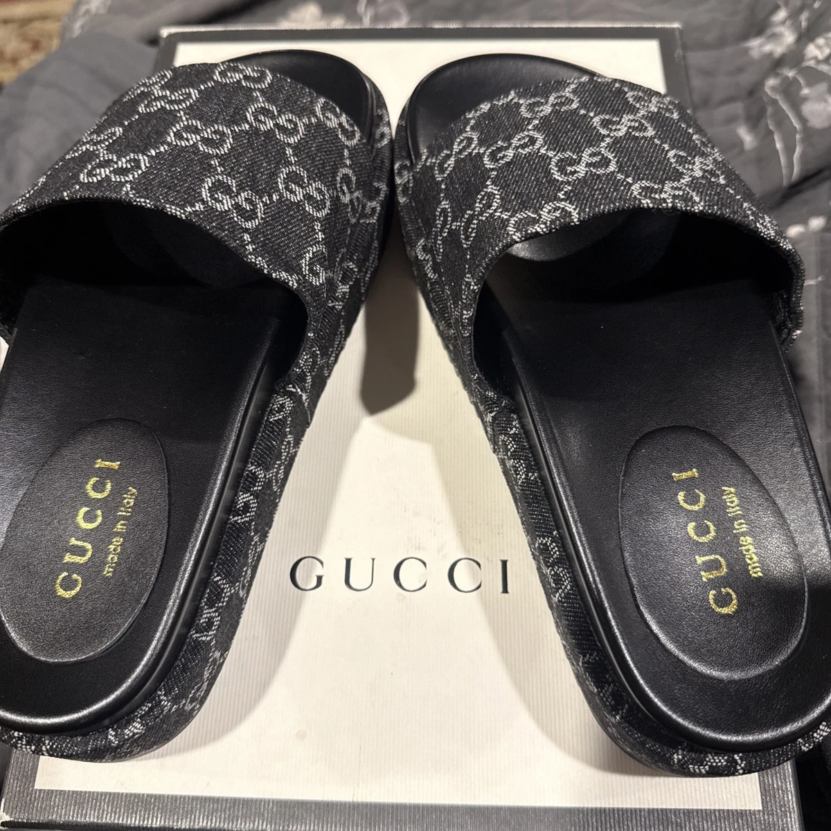 Gucci Black Sandals for Women for sale | eBay