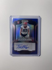 2025 Panini Prizm Draft Tate Ratledge Blue Auto Rookie /249