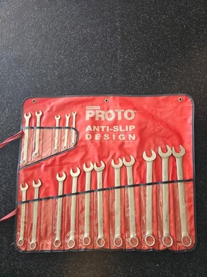 PROTO Tools USA, Satin Metric Combo ASD Wrench Set 12 Pt, J1200R-MASD, Read Desc