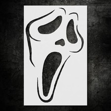 Halloween Pumpkin Faces Wall Art Stencil for Festive Home Decor - StencilAir