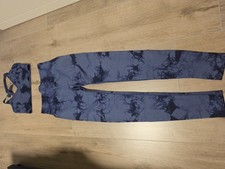 Sport-Set Leggings und Bustier Gr&ouml;&szlig;e XS 34 Top Zustand Wie Neu 2 Teile Set