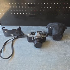 Pentax ME Super 35mm SLR Film Camera w/ Asahi 1:2 50mm Lens Strap Tested