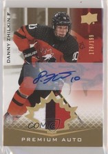 2021 Upper Deck Team Canada Juniors 179/199 Tier 1 Danny Zhilkin Patch Auto 0is9