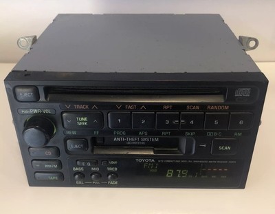 状態未確認　ステレオ TOYOTA National 86120-17020 92-95 Toyota Celica Land Cruiser Stereo CD Cassette Radio 86120