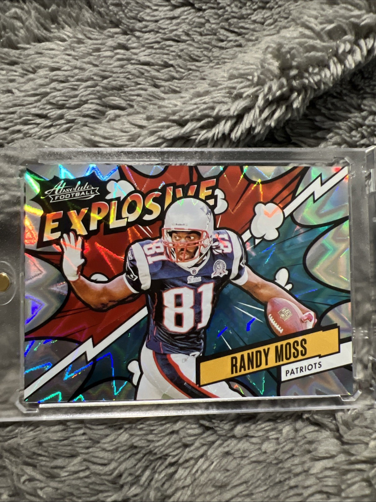 Panini 2024 Absolute Explosive Randy Moss #EX-RMS Insert Patriots Football