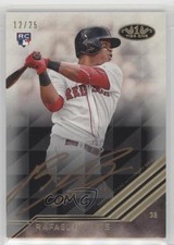 2018 Topps Tier One Break Out Bronze Ink 12/25 Rafael Devers #BA-RDE Auto 6fs