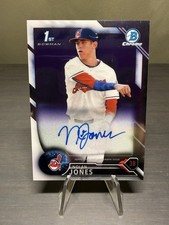 2016 Bowman Draft Chrome #CDA-NJ Nolan Jones 1st Bowman Auto Cleveland (RC, AU)
