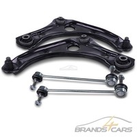 2X Atec Querlenker + 2X Koppelstange Vorne FÜR Nissan Micra 4 K13 Note E12