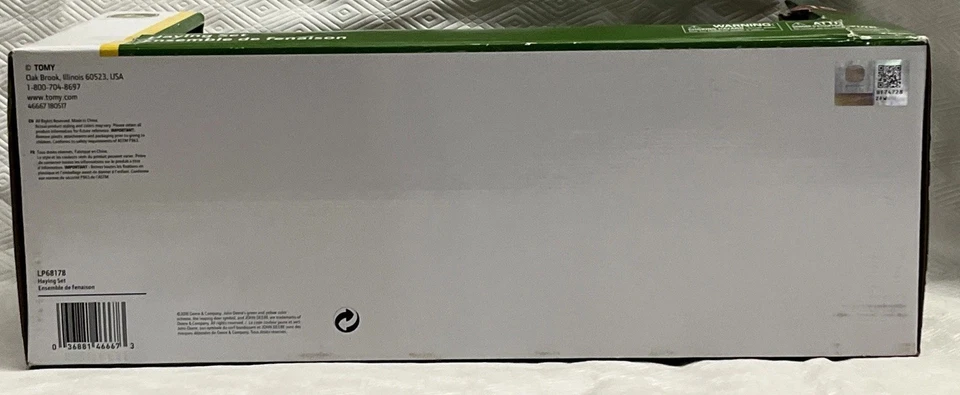 John Deere Tractor Haying Set LP68178 TOMY 1/32 Scale Die-Cast NIB - Image 3 of 4