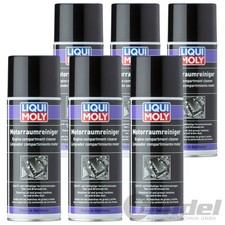 6x 400ml LIQUI MOLY MOTORRAUMREINIGER ÖL-& FETTLÖSEND REINIGUNG PFLEGE SPRAY