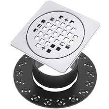 4 Drain Grate Kit - Compatible with Schluter Kerdi-Drain Flange - Shower Flo...