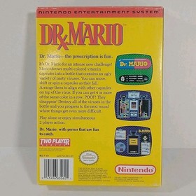 Dr. Mario Nintendo NES Complete In Box With Manual 1990 Vintage Video Game