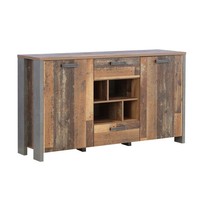 Sideboard - Old Wood Vintage - Betonoptik - 156 Cm Breit Sideboard Kommode Tv