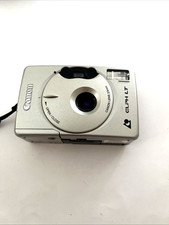 Canon IXUS M-1 35mm Film Camera Lens 23mm Lens Silver - Needs New Battery