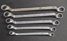 Vintage Indestro Offset 12 6pt Box End Wrench Set 38-78 Usa